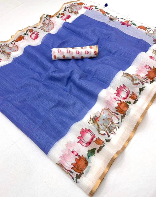 Vastrangan lisha linen-2 wholesale saree market
